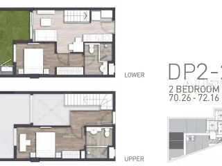Wohnung zum Kauf mit 2 Zimmer in Khlong Toei, Bangkok