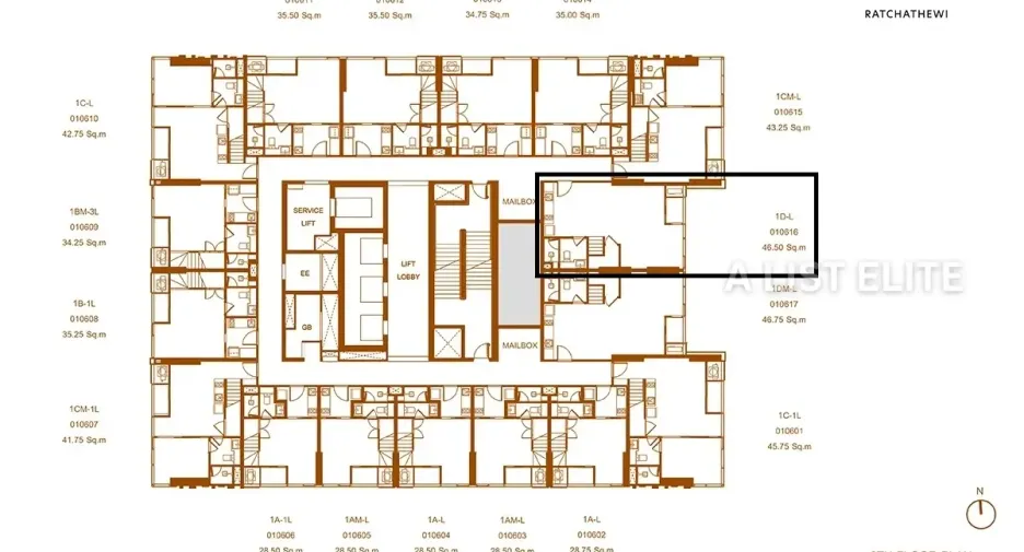 For sale 2 bedrooms condo in Ratchathewi, Bangkok