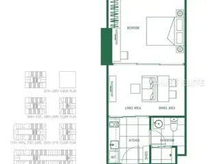 À vendre 1 chambre condo à Ratchathewi, Bangkok