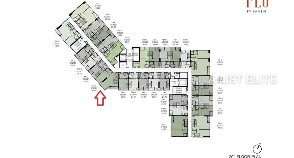 Wohnung zum Kauf mit 2 Zimmer in Khlong San, Bangkok