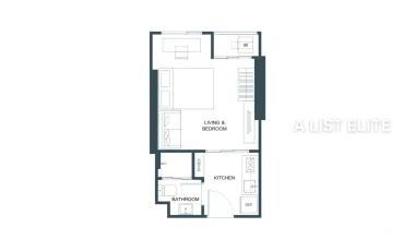 Condo en venta de 1 habitaciones en Khlong San, Bangkok