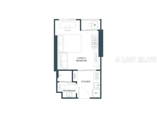 Condo en venta de 1 habitaciones en Khlong San, Bangkok