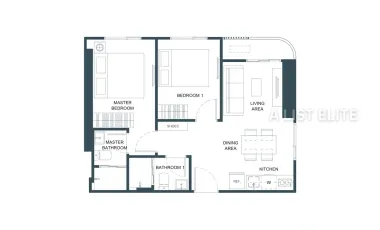 Condo en venta de 2 habitaciones en Khlong San, Bangkok