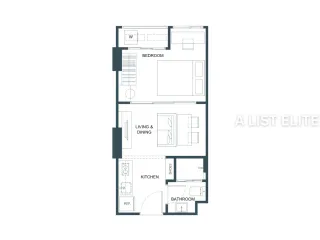 Condo en venta de 1 habitaciones en Khlong San, Bangkok