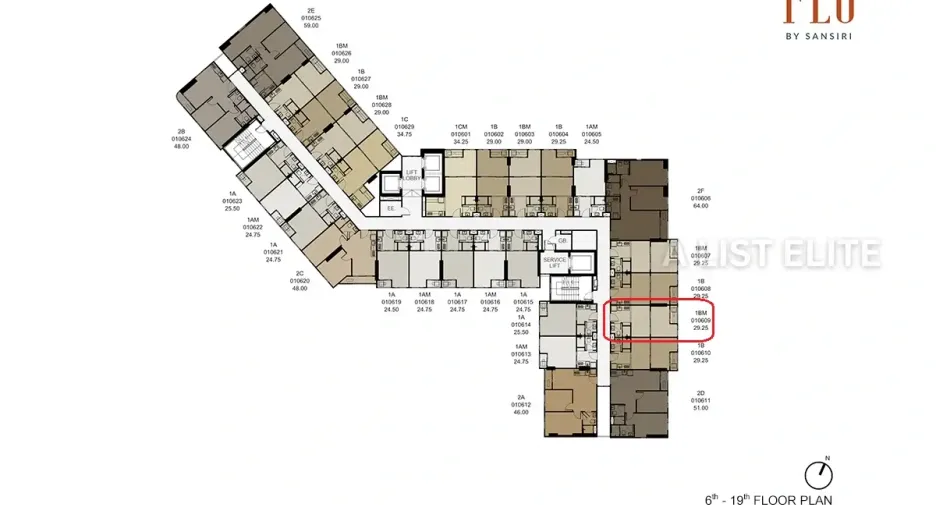 Condo en venta de 1 habitaciones en Khlong San, Bangkok