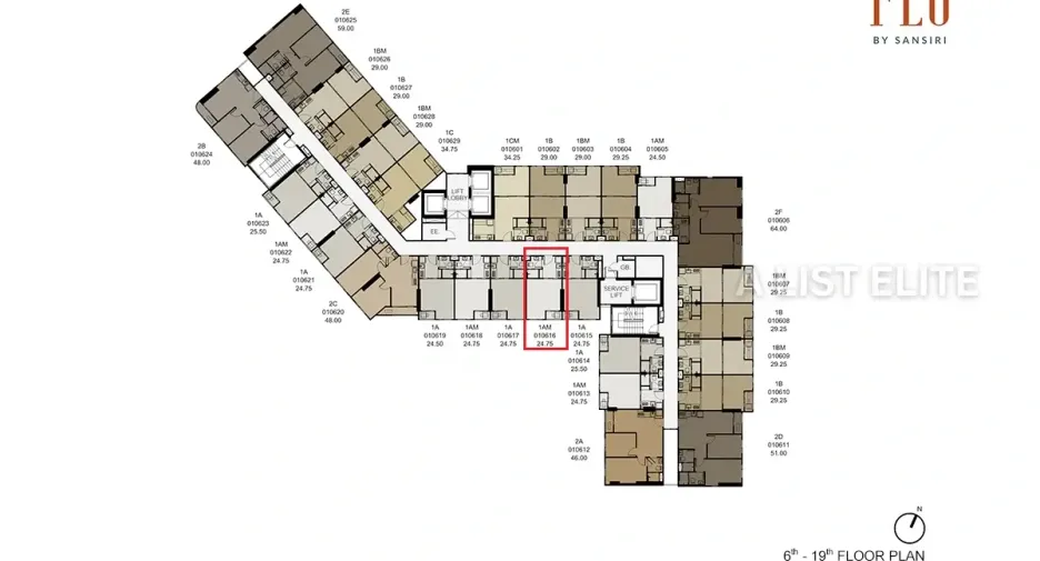 Condo en venta de 1 habitaciones en Khlong San, Bangkok