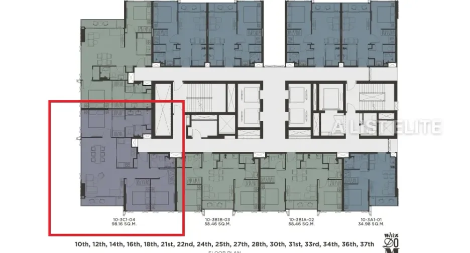 Wohnung zum Kauf mit 3 Zimmer in Bang Phli, Samut Prakan