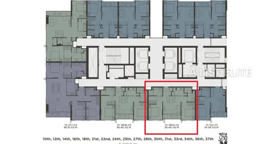 Wohnung zum Kauf mit 2 Zimmer in Bang Phli, Samut Prakan