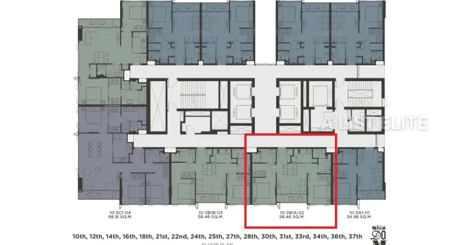 Wohnung zum Kauf mit 2 Zimmer in Bang Phli, Samut Prakan
