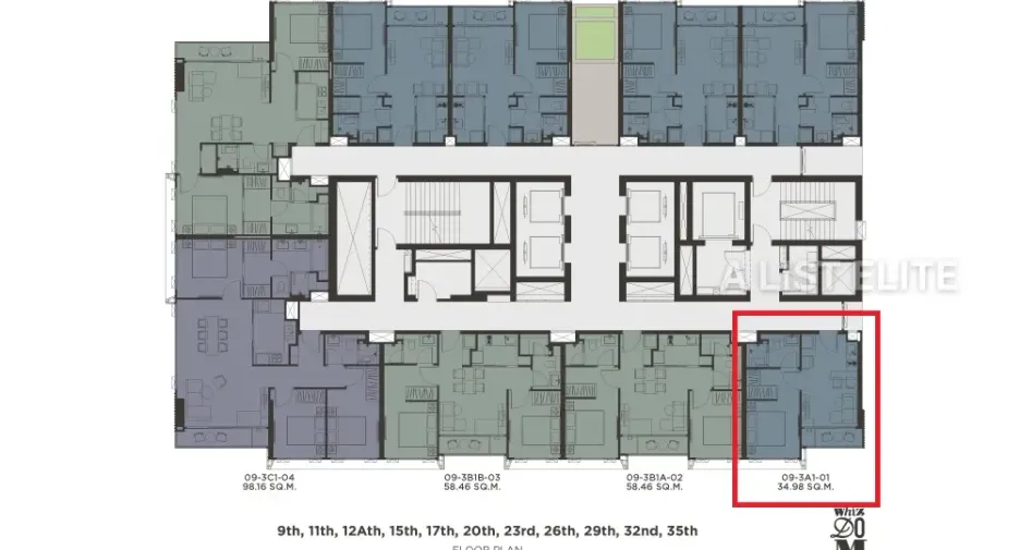 For sale 1 bed condo in Bang Phli, Samut Prakan