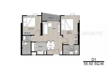 Condo en venta de 2 habitaciones en Bang Khae, Bangkok