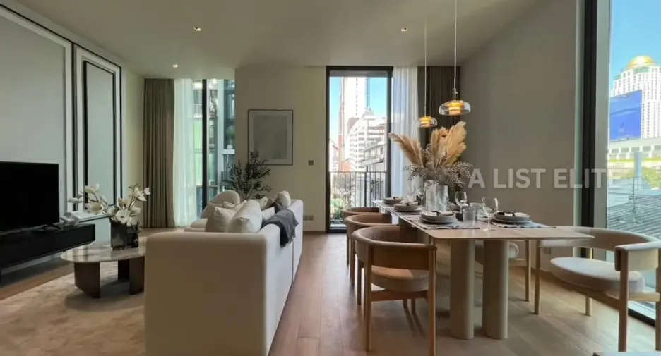 Wohnung zur Miete mit 2 Zimmer in Pathum Wan, Bangkok