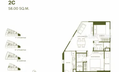 For sale 2 bedrooms condo in Huai Khwang, Bangkok