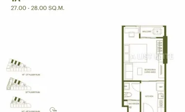 Wohnung zum Kauf mit 1 Zimmer in Huai Khwang, Bangkok