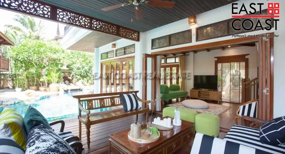 For rent and for sale 4 bedrooms house in Jomtien, Pattaya