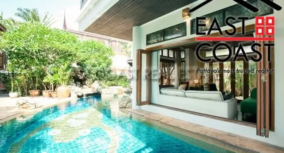 For rent and for sale 4 bedrooms house in Jomtien, Pattaya