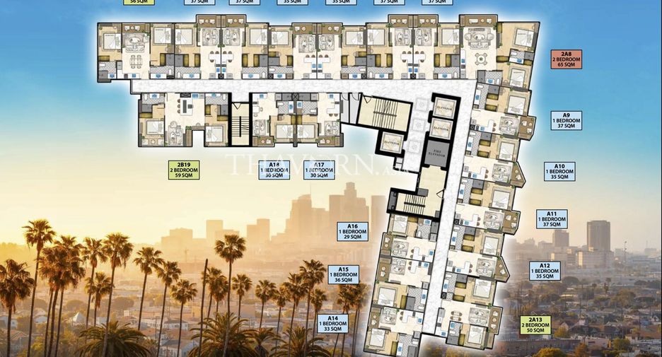 À vendre 1 chambre condo à Jomtien, Pattaya