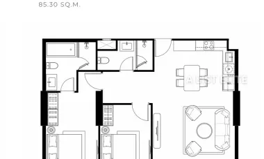 For sale 2 bedrooms condo in Bang Lamung, Chonburi