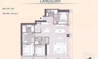 For sale 3 bedrooms condo in Pathum Wan, Bangkok