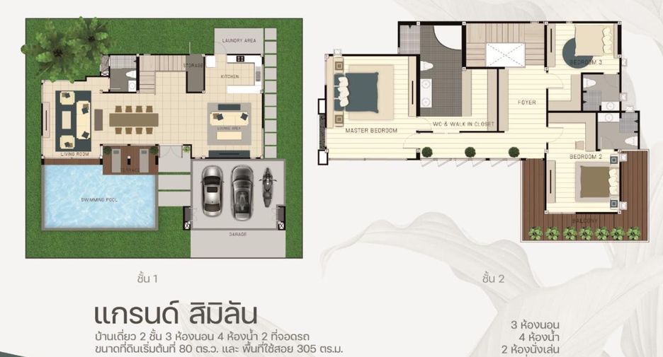 出售 3 卧室 独立屋 在 Bang Lamung, Chon Buri