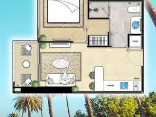 For sale 1 bed condo in Bang Lamung, Chonburi