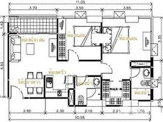For rent 2 bed condo in Yan Nawa, Bangkok