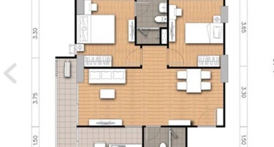 For sale 2 Beds condo in Chom Thong, Bangkok