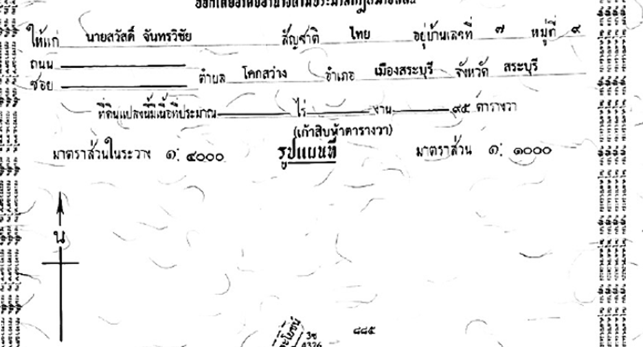 For sale land in Mueang Saraburi, Saraburi