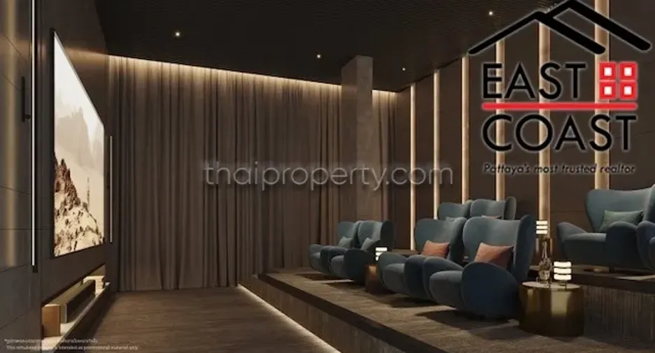À vendre 1 chambre condo à Na Jomtien, Pattaya