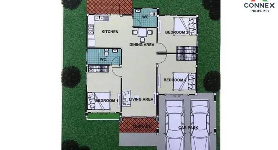For sale 3 bed house in Mueang Chachoengsao, Chachoengsao