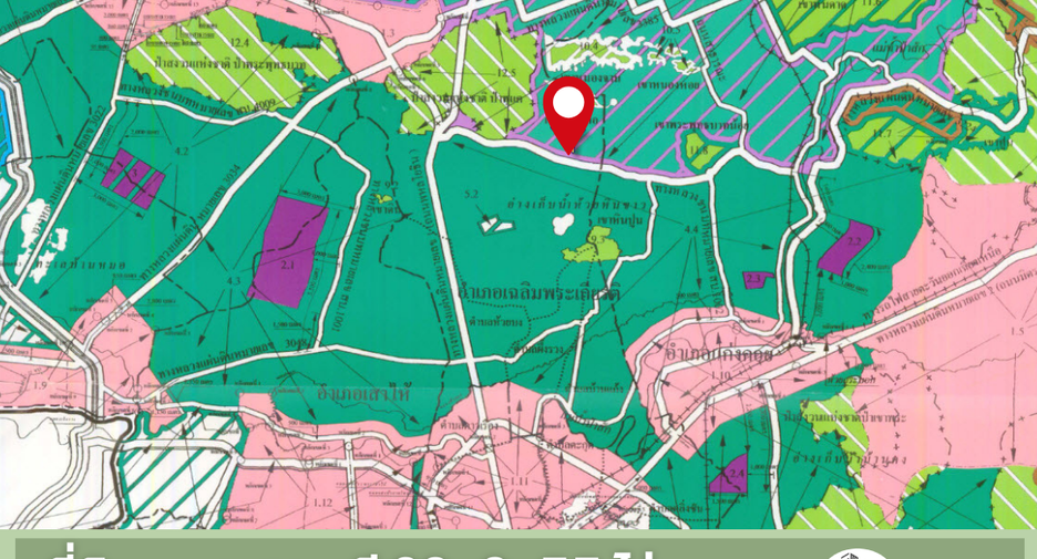For sale land in Chaloem Phra Kiat, Saraburi