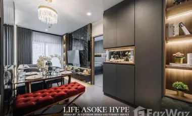 For rent 1 bed condo in Huai Khwang, Bangkok
