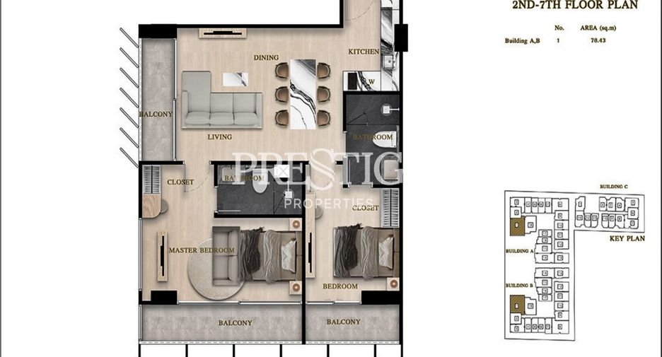 For sale studio condo in Bang Lamung, Chonburi