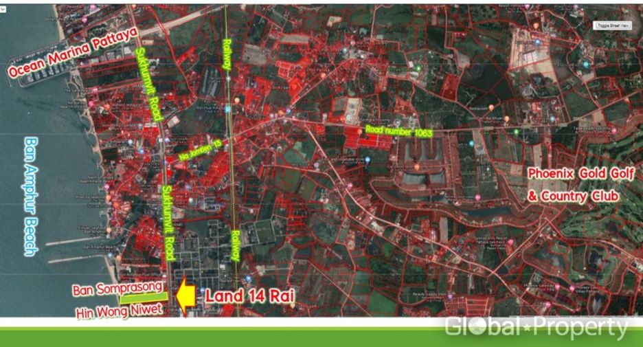 Terreno en venta en Sattahip, Chonburi