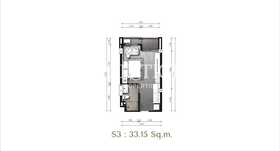 For sale studio condo in Sattahip, Chonburi