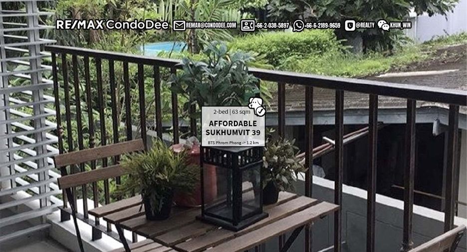 For sale 2 bedrooms condo in Watthana, Bangkok