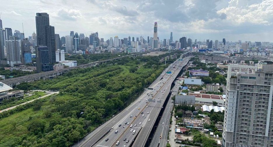 For rent studio condo in Huai Khwang, Bangkok