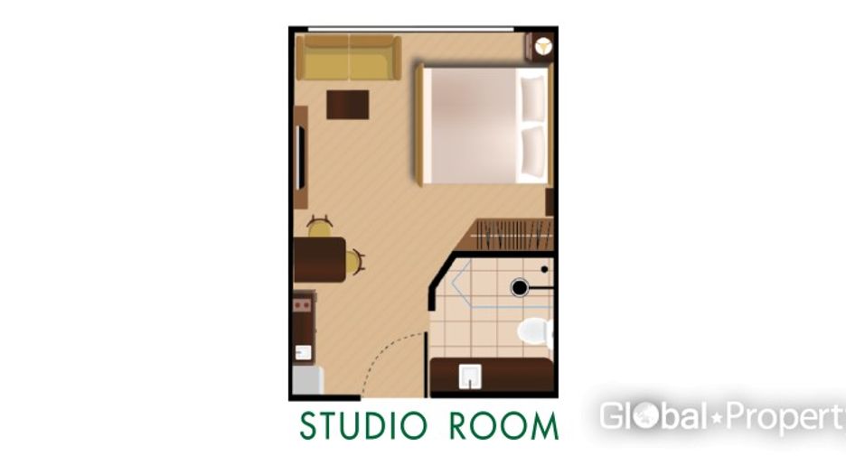 For sale studio condo in South Pattaya, Pattaya