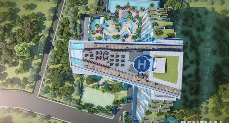 À vendre 1 chambre condo à Bang Lamung, Chonburi
