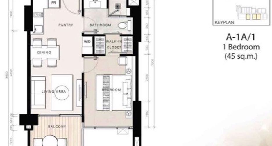 For sale 1 bed condo in Bang Lamung, Chonburi