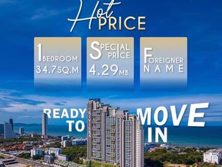 For sale 1 bed condo in Jomtien, Pattaya