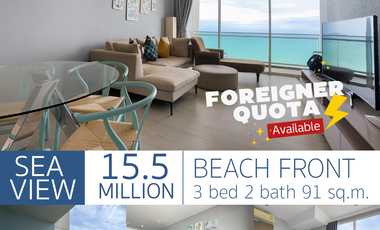 For sale 3 bed condo in Bang Lamung, Chonburi
