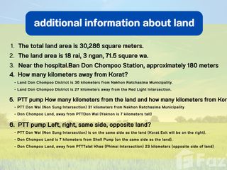 For sale land in Non Sung, Nakhon Ratchasima