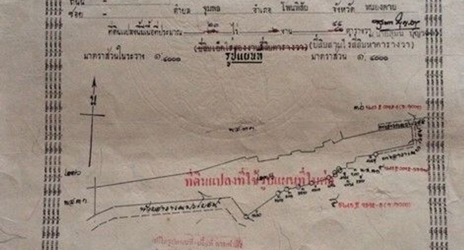 For sale land in Phon Phisai, Nong Khai