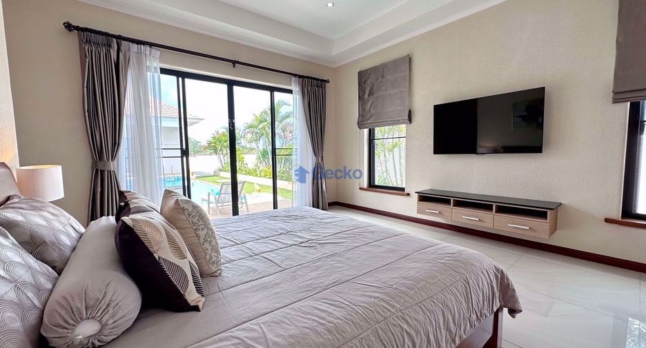 For rent and for sale 4 bedrooms house in Bang Lamung, Chonburi