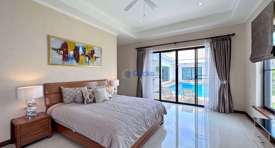 For rent and for sale 4 bedrooms house in Bang Lamung, Chonburi