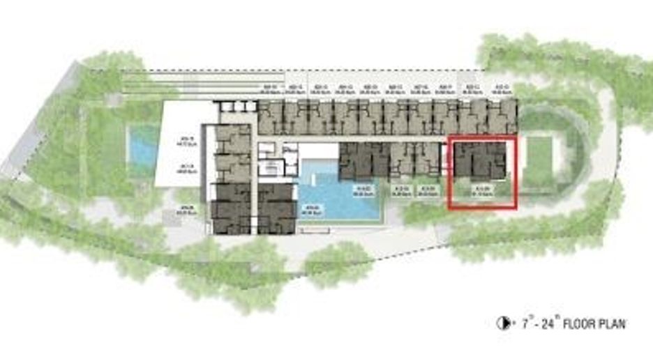 For rent 2 bedrooms condo in Khlong Toei, Bangkok
