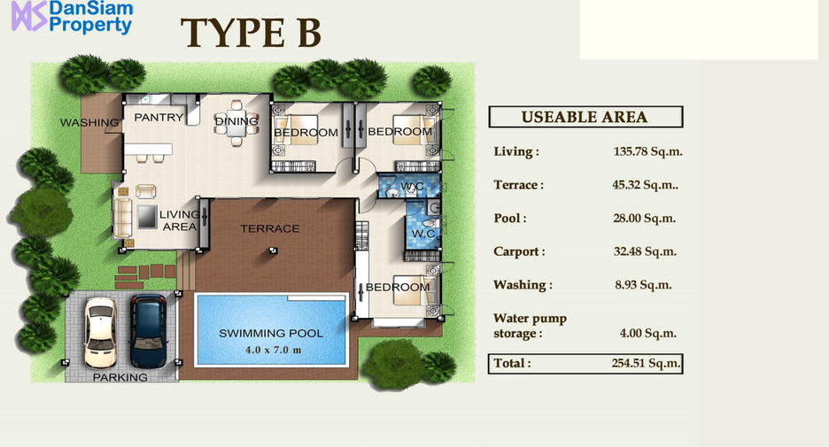 For sale 3 bed villa in Hua Hin, Prachuap Khiri Khan