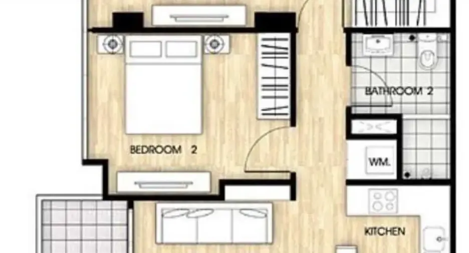 For rent and for sale 2 bedrooms condo in Khlong Toei, Bangkok