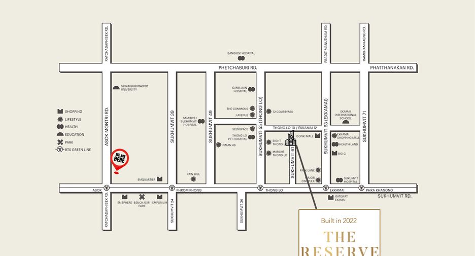 For sale 1 bed condo in Watthana, Bangkok